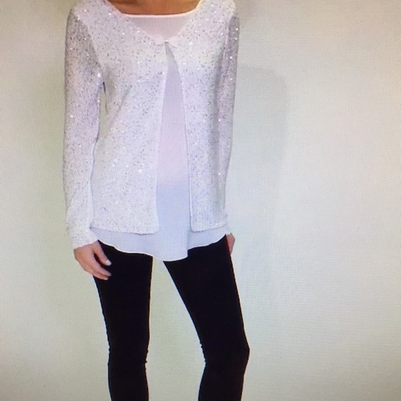 💕💕 Festive Sequined Sweater Sz S 💕💕💕 - Picture 4 of 8